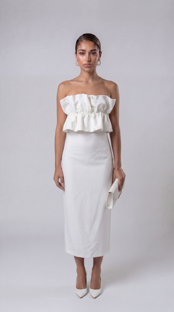 Cristina Effe Langes Kleid
