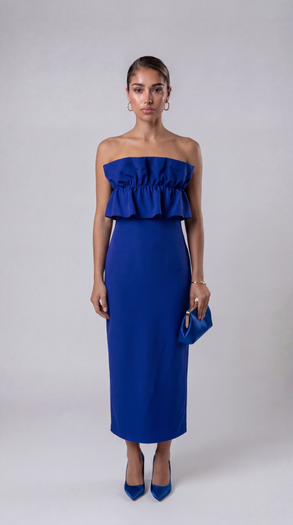 Cristina Effe Langes Kleid