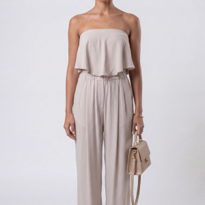 Brunello Cucinelli Seidenoverall Creme