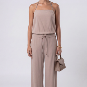 Brunello Cucinelli Seidenoverall Beige