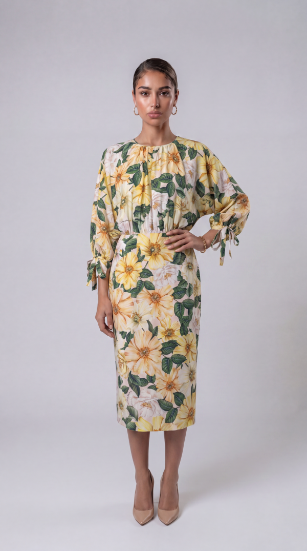Dolce & Gabbana Kleid mit floralem Print